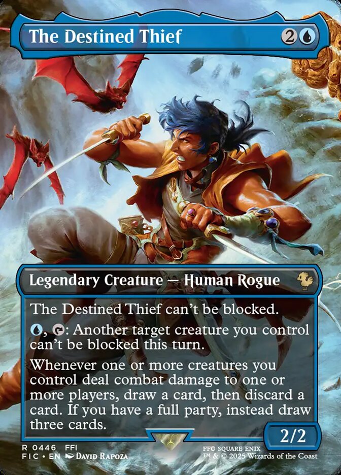 The Destined Thief, Final Fantasy Commander Card Art