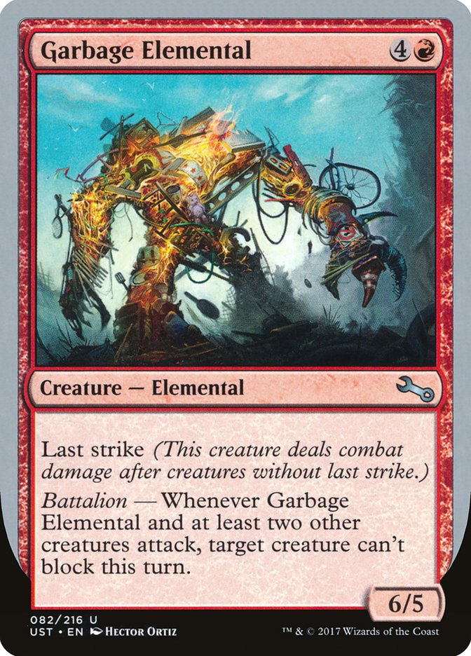 Garbage Elemental, Unstable Card Art