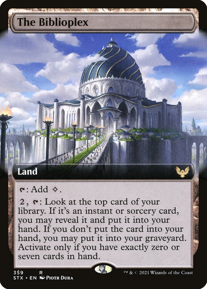 The Biblioplex, Strixhaven: School Of Mages Card Art