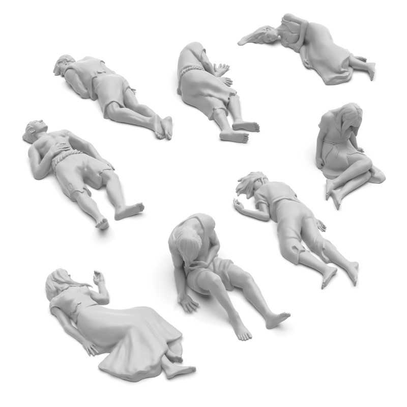 Green Stuff World - 8 Dead Human Corpse