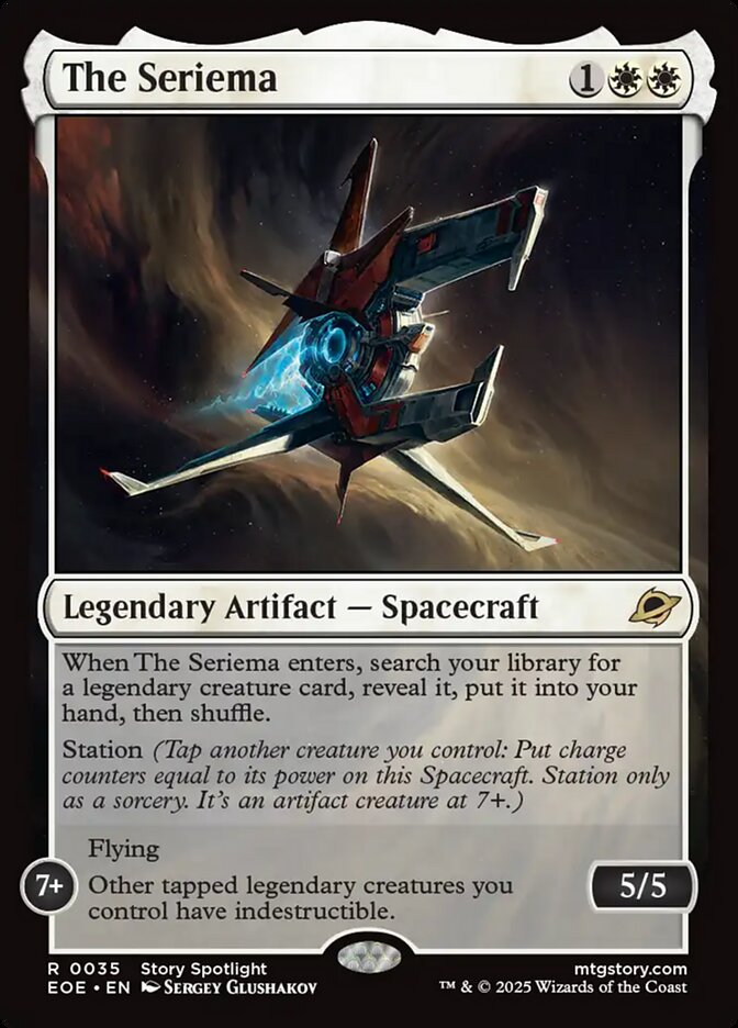 The Seriema, Edge of eternities Card Art