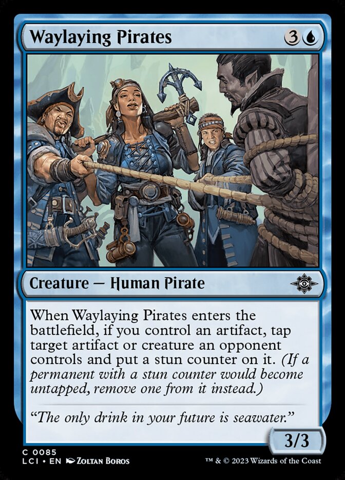 Waylaying Pirates, The lost caverns of ixalan Card Art