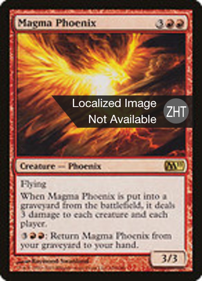 Magma Phoenix, Magic 2011 Card Art