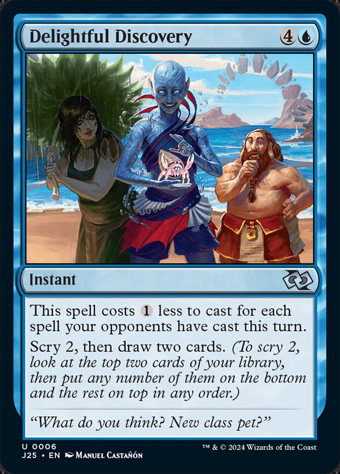 Delightful Discovery, Foundations Jumpstart Card Art