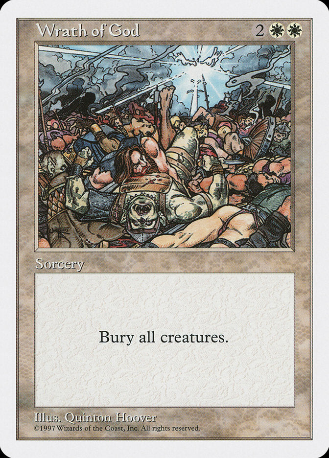 Wrath of God, Fifth edition Card Art