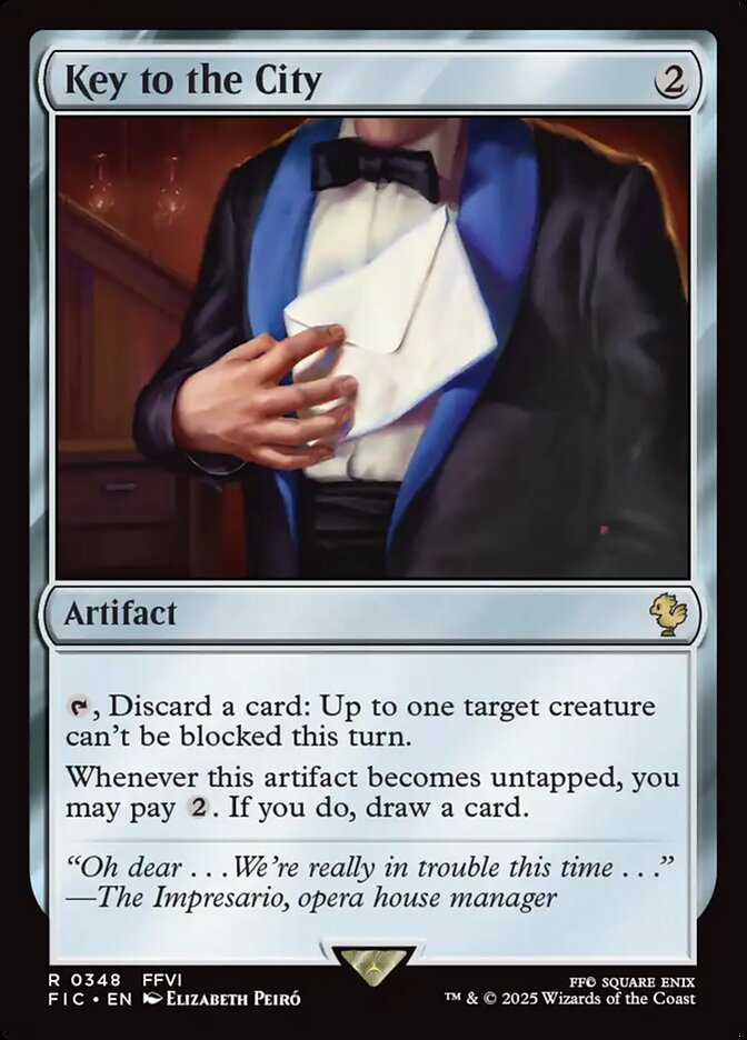 Key to the City, Final fantasy commander Card Art