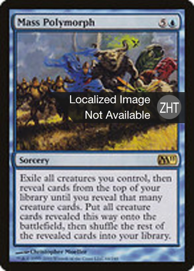 Mass Polymorph, Magic 2011 Card Art