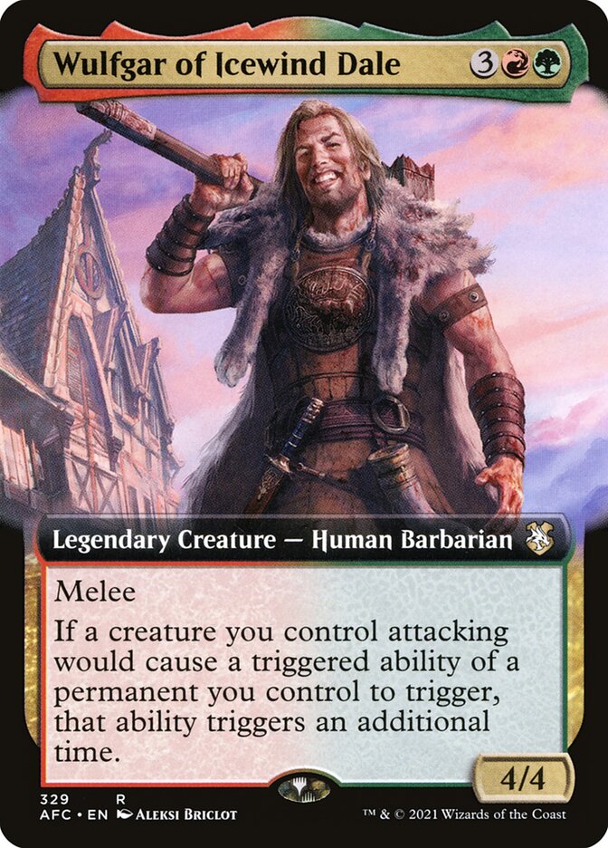 Wulfgar of Icewind Dale, Forgotten Realms Commander Card Art