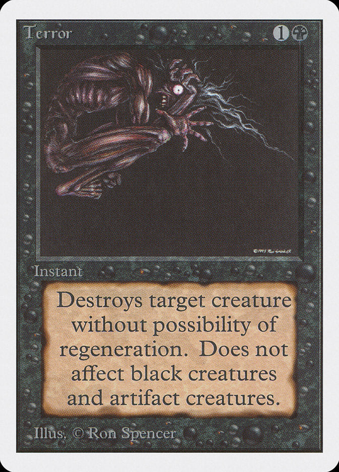 Terror, Unlimited edition Card Art