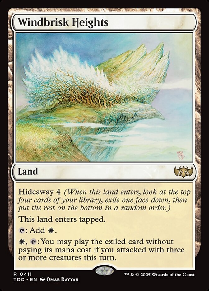 Windbrisk Heights, Tarkir: Dragonstorm Commander Card Art