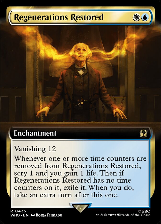 Regenerations Restored, Doctor who Card Art