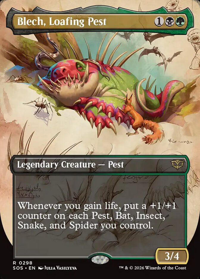 Blech, Loafing Pest, Secrets Of Strixhaven Card Art