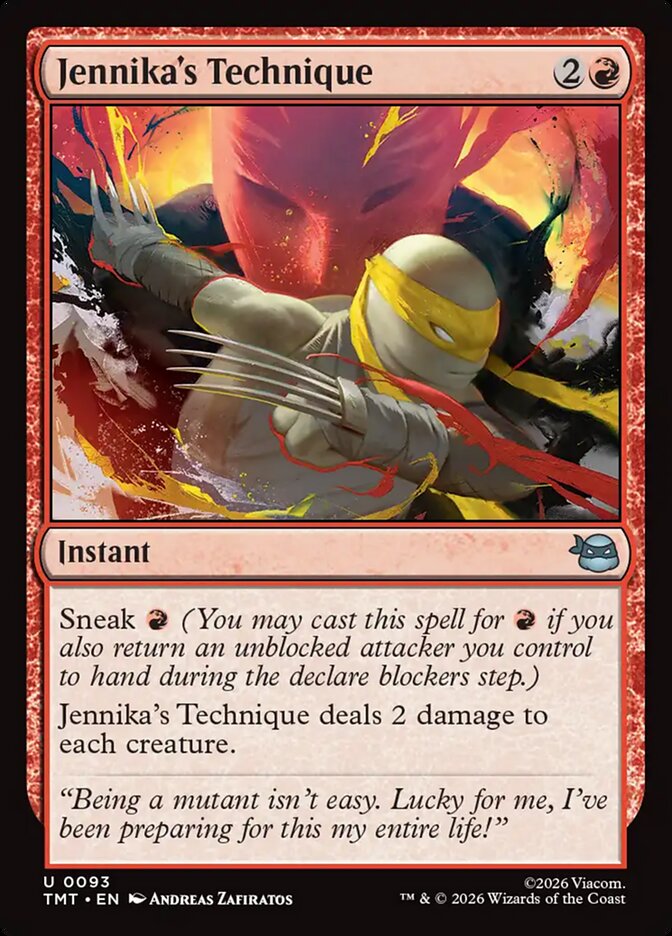 Jennika's Technique, Teenage Mutant Ninja Turtles Card Art