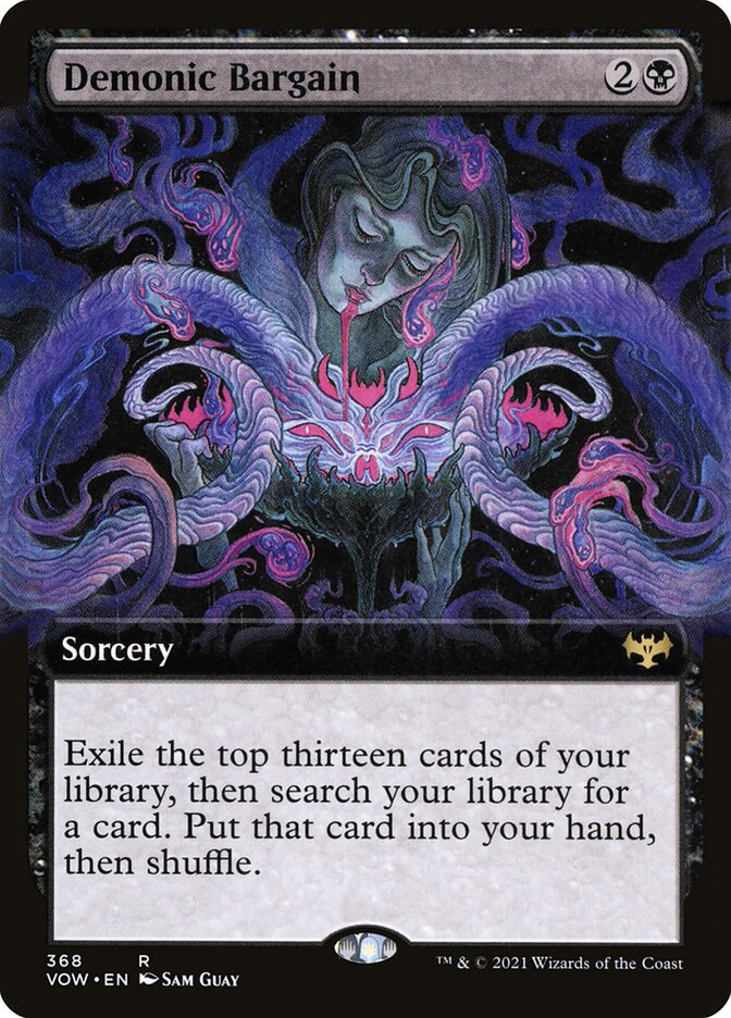 Demonic Bargain, Innistrad: Crimson Vow Card Art