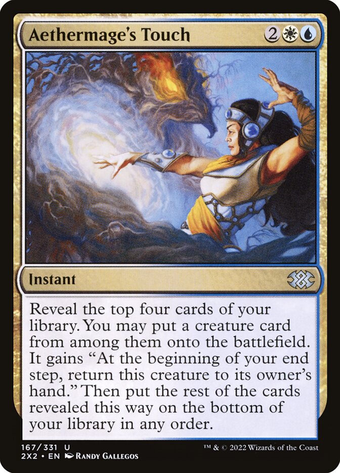 Aethermage's Touch, Double masters 2022 Card Art