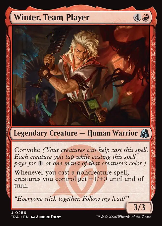 Winter, Team Player, Reality Fracture Card Art