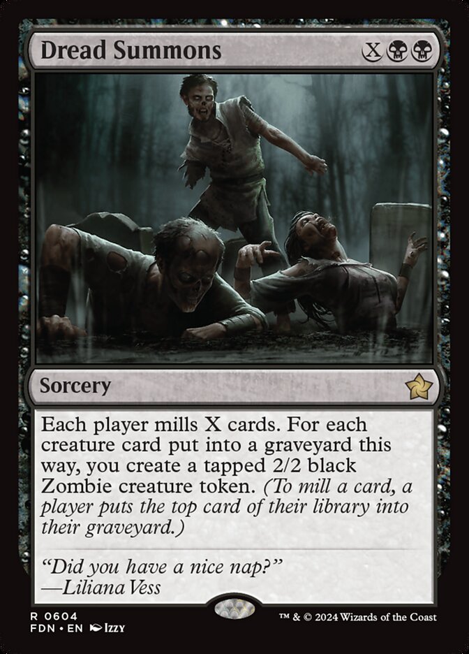 Dread Summons, Foundations Card Art