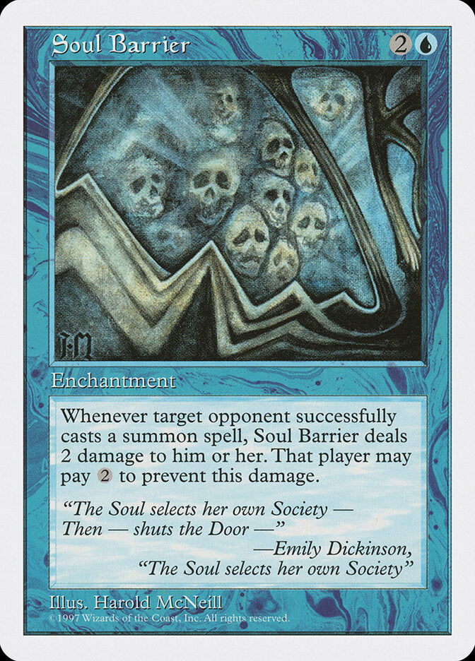 Soul Barrier, Fifth Edition Card Art