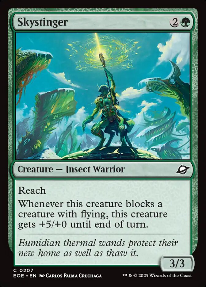 Skystinger, Edge of eternities Card Art