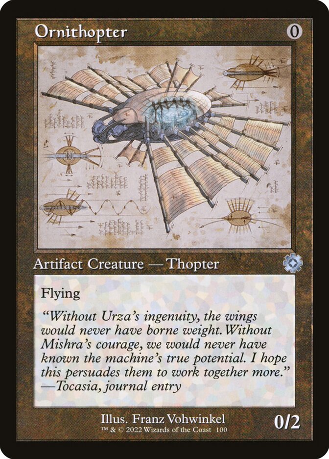 Ornithopter, The Brothers' War Retro Artifacts Card Art