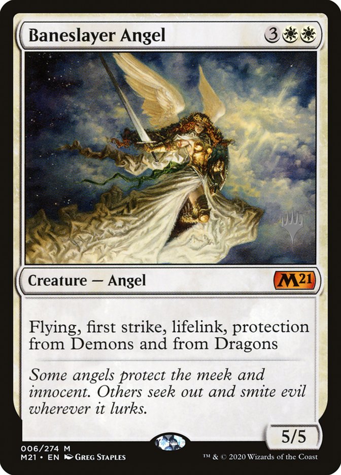 Baneslayer Angel, Core set 2021 promos Card Art
