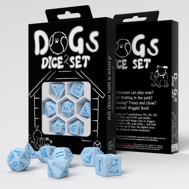 Q Workshop - Dice - RPG Set - Dogs - Max