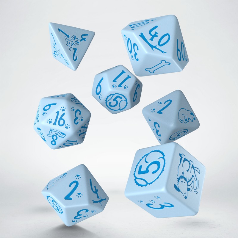 Q Workshop - Dice - RPG Set - Dogs - Max