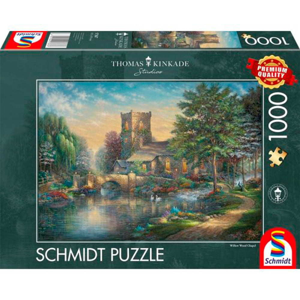 Schmidt - Puzzle - 1000 - Thomas Kinkade: Willow Wood Chapel