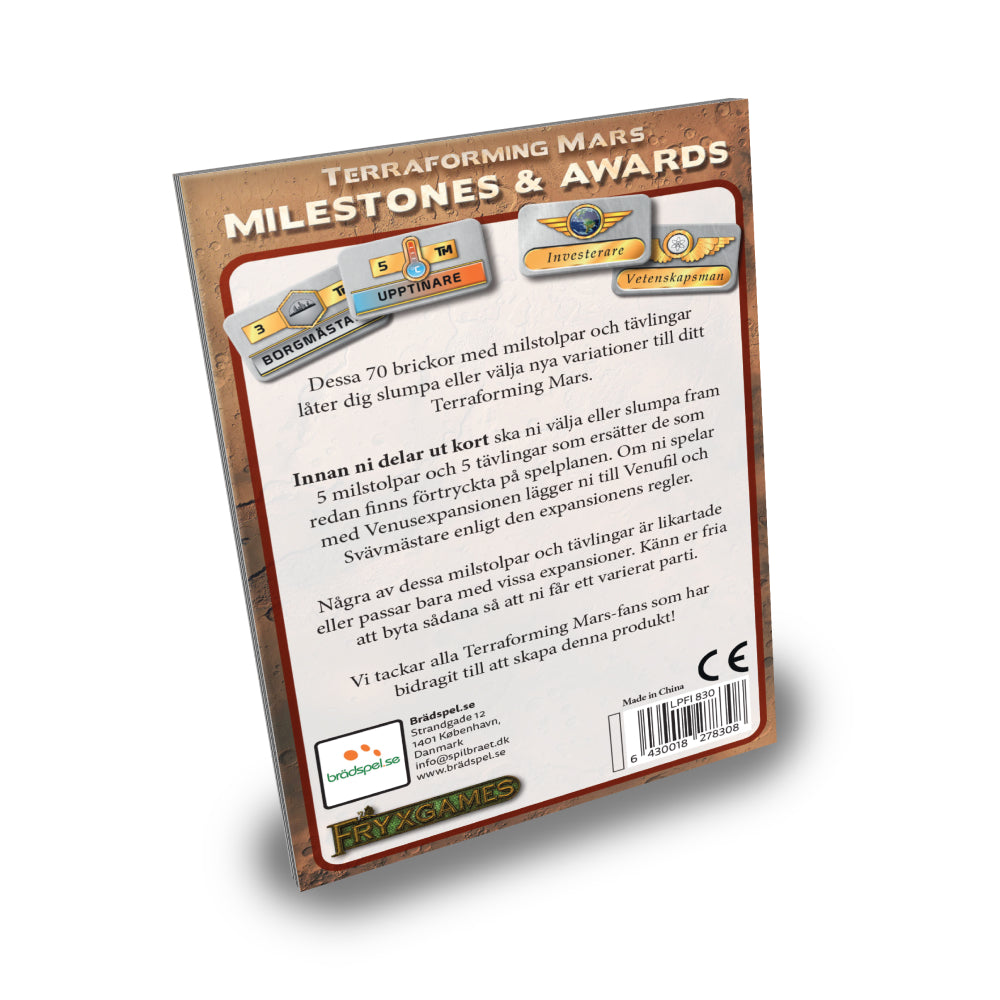 Terraforming Mars - Expansion - Milestones & Awards (Sv)