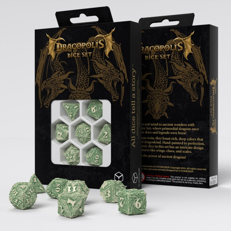 Q Workshop - Dice - RPG Set - Dracopolis - Andean Longneck