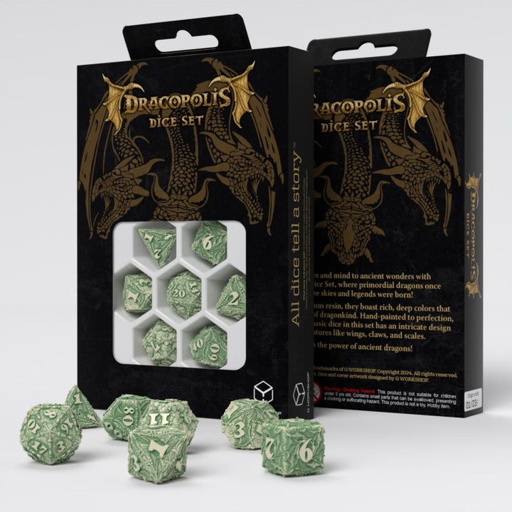 Q Workshop - Dice - RPG Set - Dracopolis - Andean Longneck