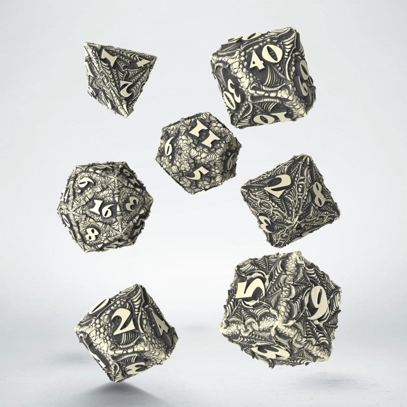 Q Workshop - Dice - RPG Set - Dracopolis - Scandinavian Blackfang