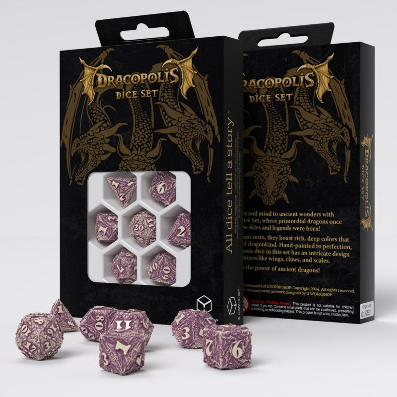 Q Workshop - Dice - RPG Set - Dracopolis - Yucatan Featherwing