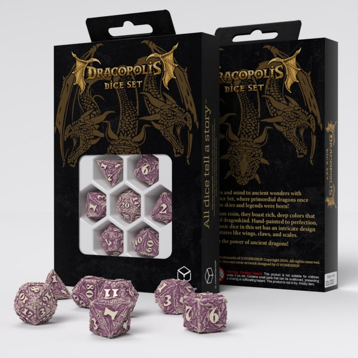 Q Workshop - Dice - RPG Set - Dracopolis - Yucatan Featherwing