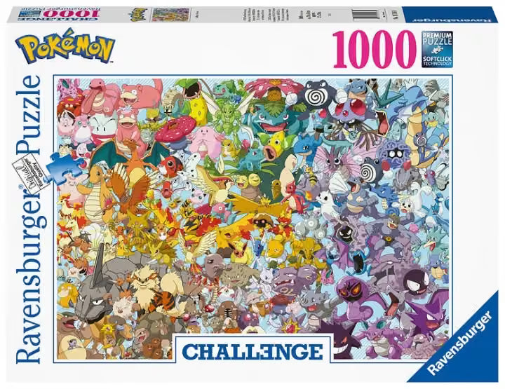 Ravensburger - Puzzle - 1000p - Challenge Pokémon