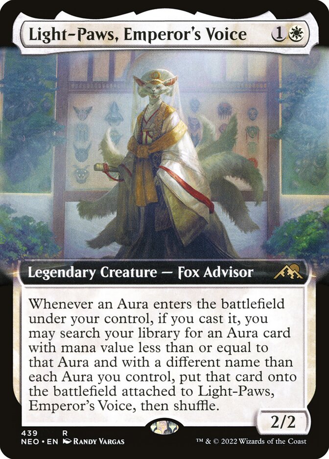 Light-Paws, Emperor's Voice, Kamigawa: neon dynasty Card Art