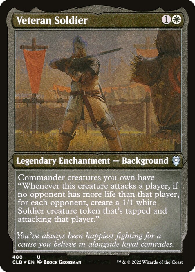 Veteran Soldier - Etched Foil