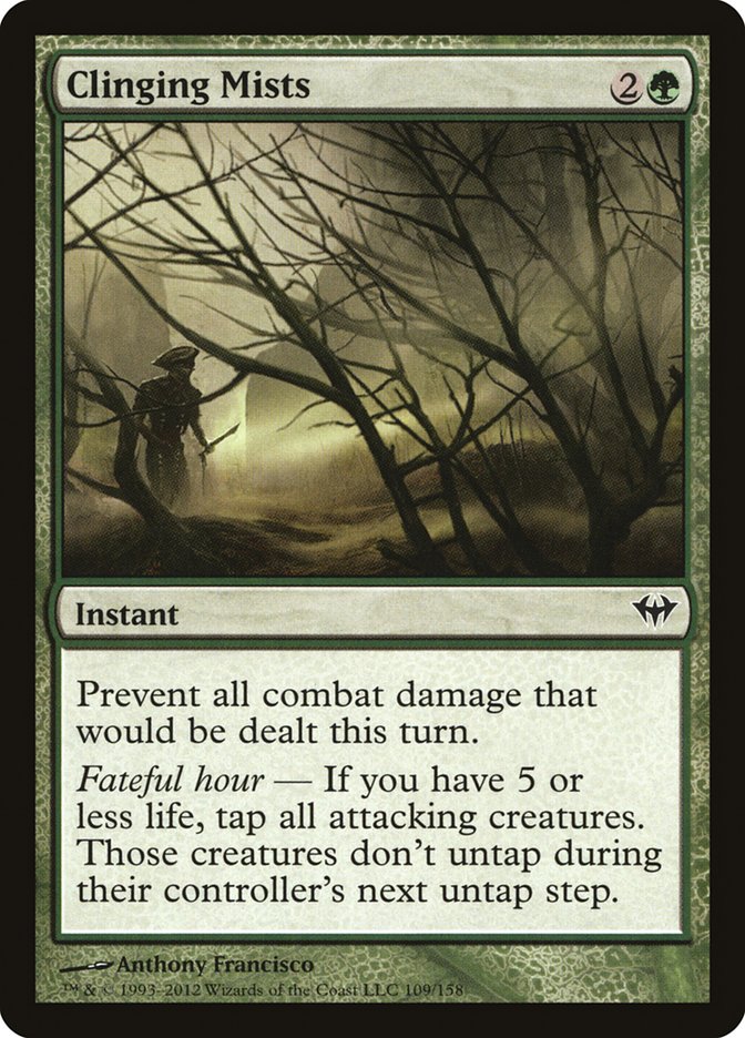 Clinging Mists, Dark ascension Card Art
