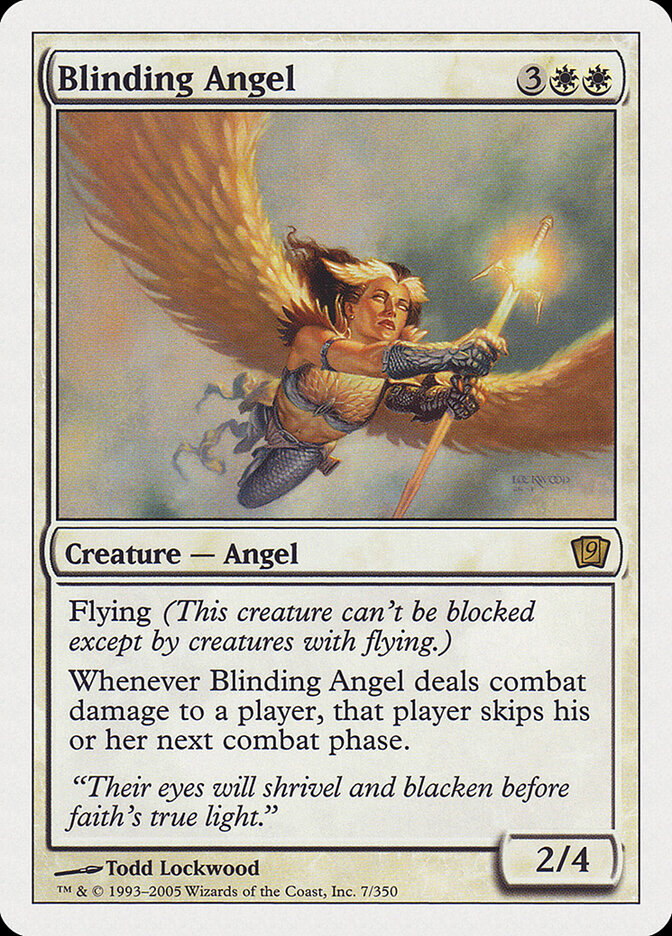 Blinding Angel, Ninth Edition Card Art