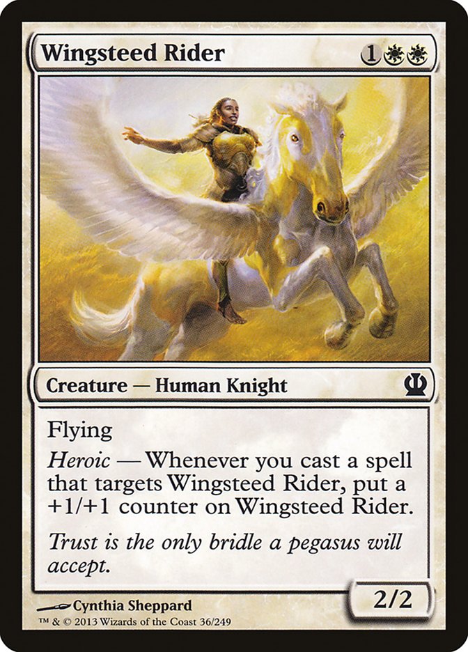 Wingsteed Rider, Theros Card Art