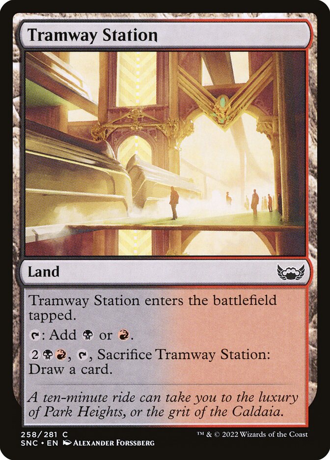 Tramway Station, Streets of new capenna Card Art
