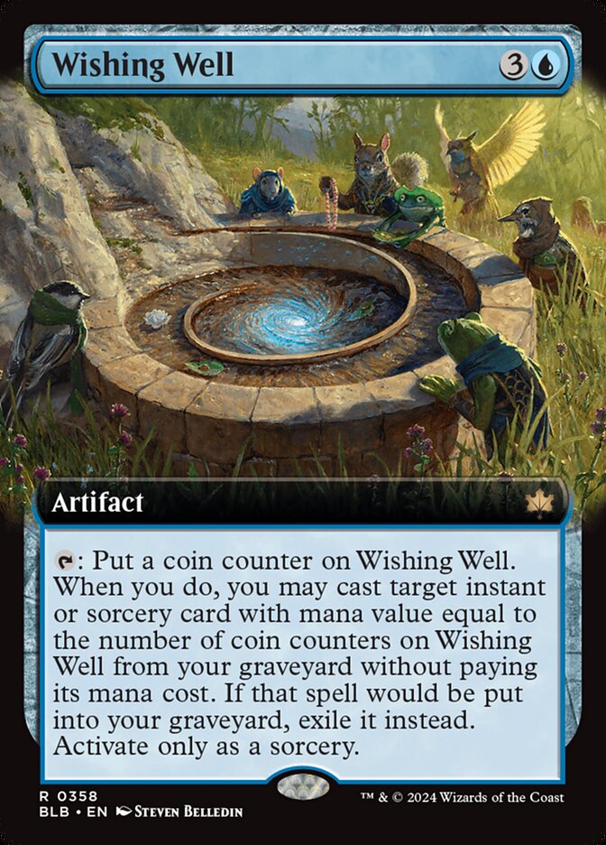 Wishing Well, Bloomburrow Card Art
