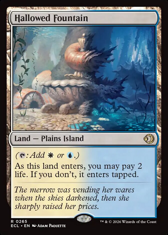 Hallowed Fountain, Lorwyn Eclipsed Card Art