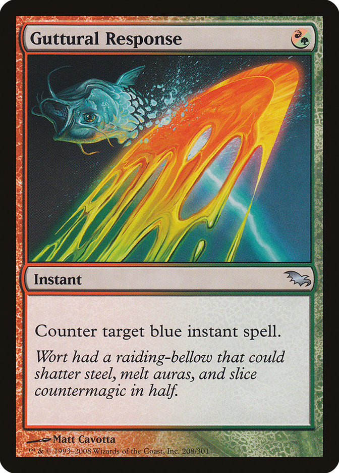 Guttural Response, Shadowmoor Card Art