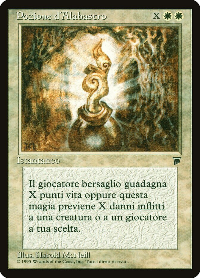 Alabaster Potion, Legends Card Art