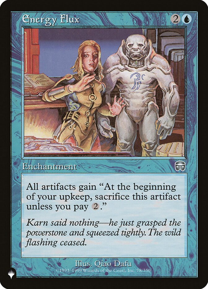 Energy Flux, The List Card Art