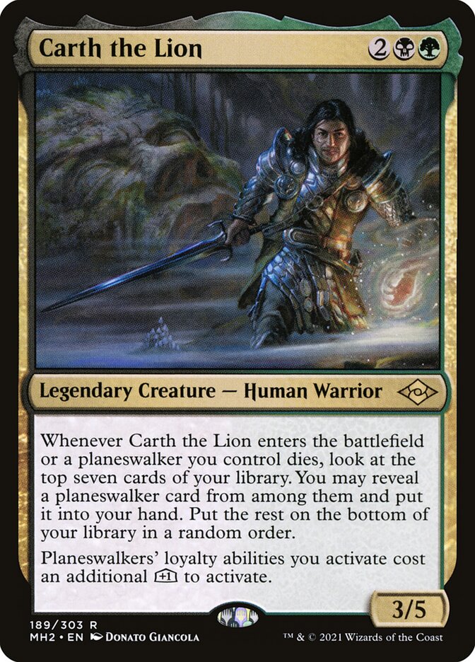 Carth the Lion, Modern horizons 2 Card Art