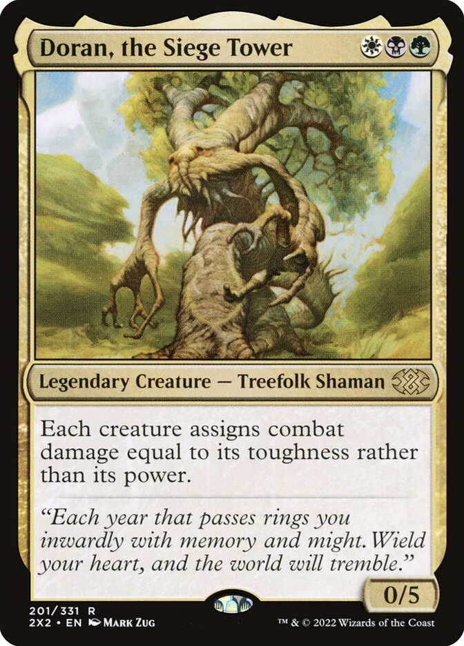 Doran, the Siege Tower, Double masters 2022 Card Art