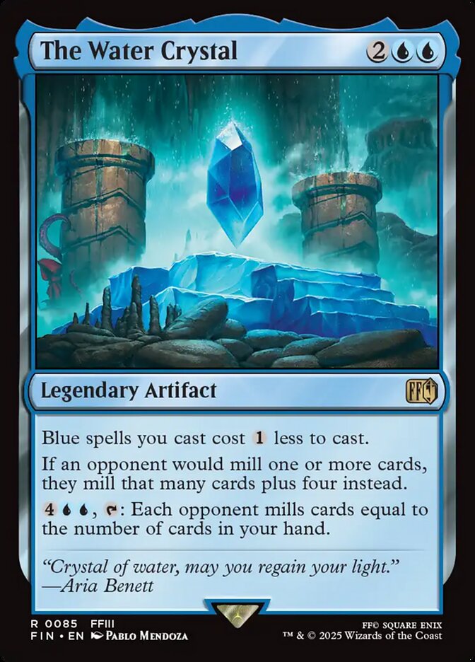 The Water Crystal, Final fantasy Card Art