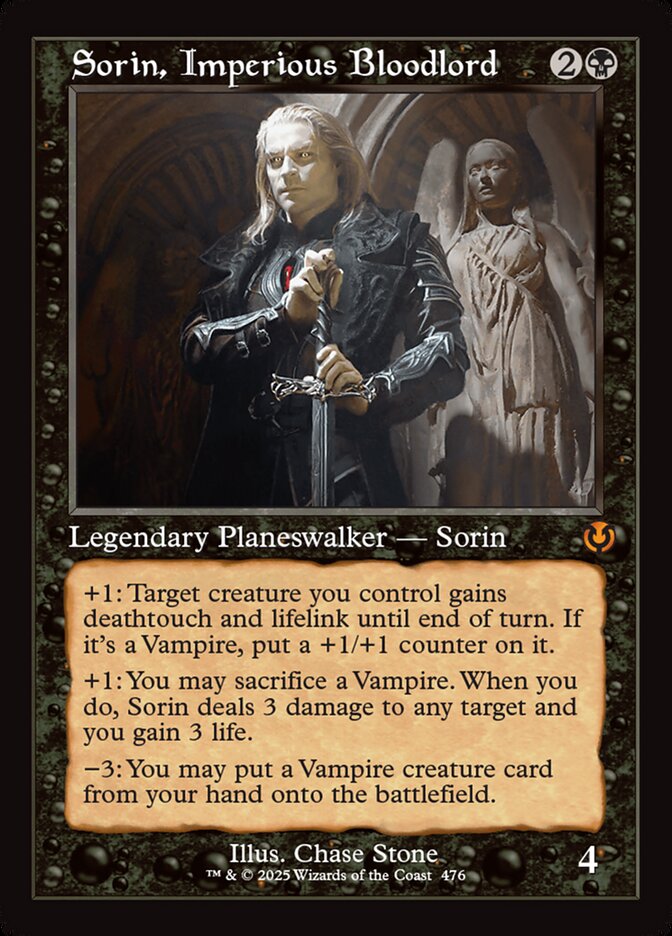 Sorin, Imperious Bloodlord, Innistrad remastered Card Art